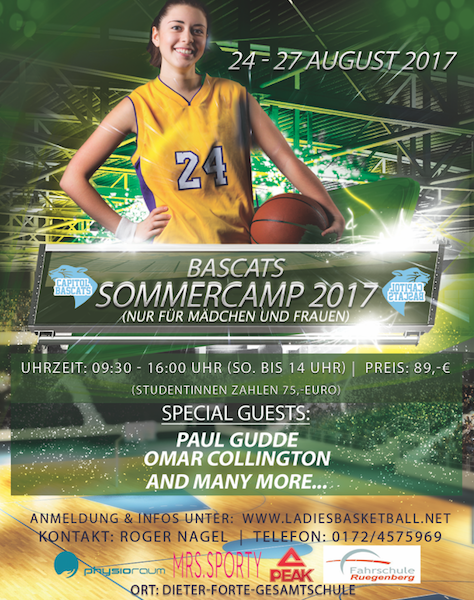 Das Bascats Sommercamp 2017 – Jetzt anmelden!