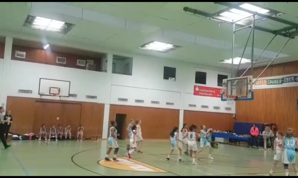 U14-1 mit voraussichtlich letztem deutlichen Sieg: NB Oberhausen – Capitol Bascats: 40:87